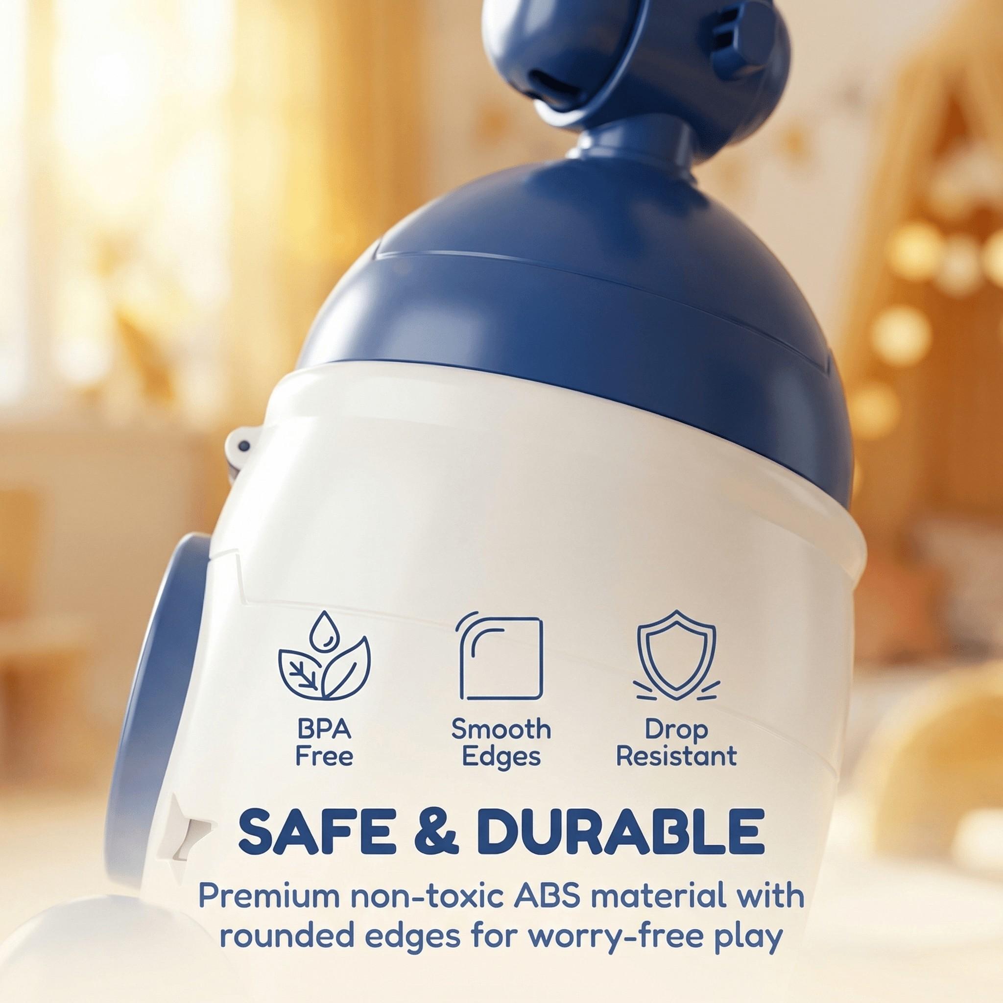 Rocket Car Bubble Machine Bicycle Electric Fully Automatic Rechargeable Kids Outdoor Toy Boy Girl, LED Light, Includes 50ML Bubble Liquid