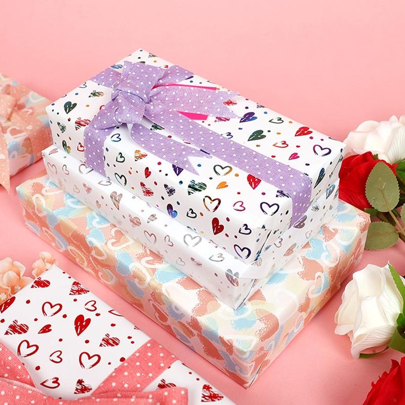 Valentine Gift Wrapping Paper, Birthday Party Decoration, Wedding Favor Packaging, Thin Floral Bouquet Supplies, Any Occasion Decor