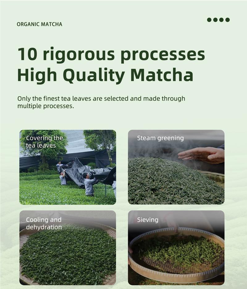 TEANAGOO Ceremonial Grade Matcha Powder Premium First-Harvest USDA Organic Unsweetened No Additives for Latte Daily Beverage or Traditional Tea Ceremony Multiple  Healthy
