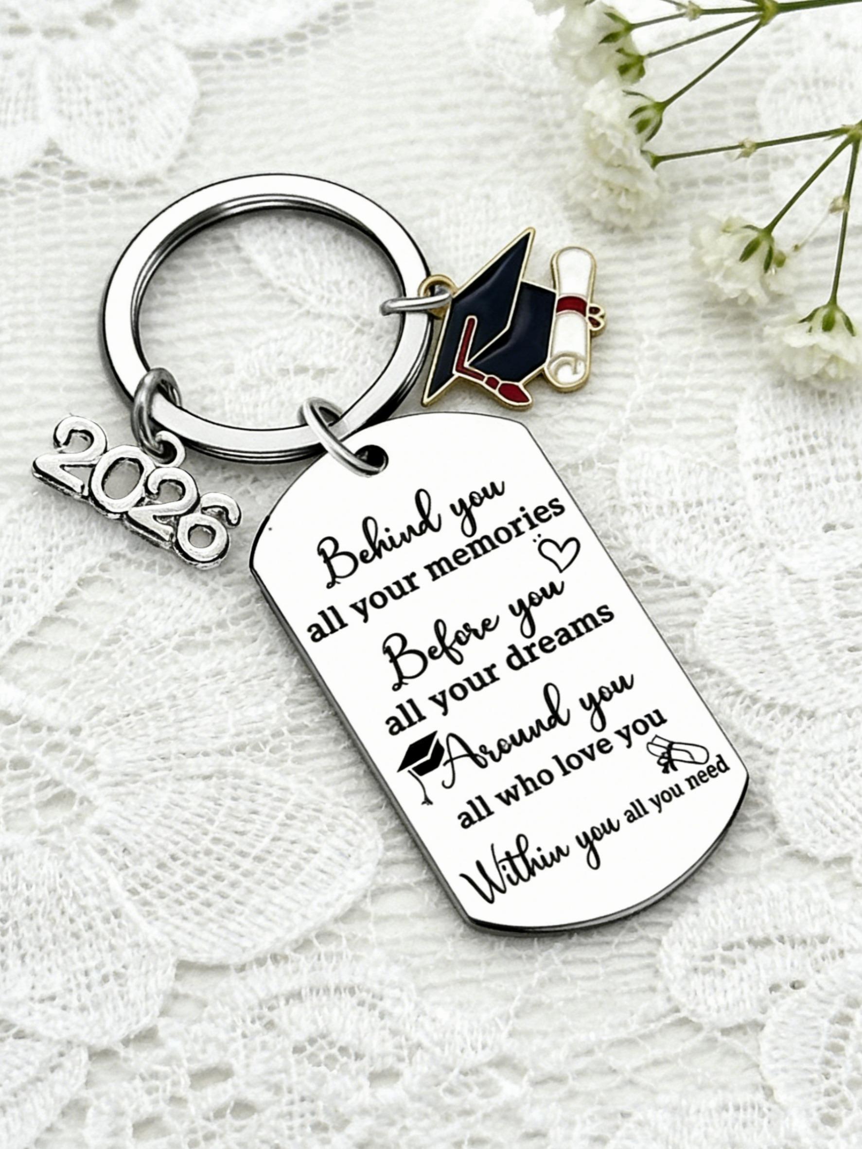 2026 Inspirational Graduation Keychain Gift