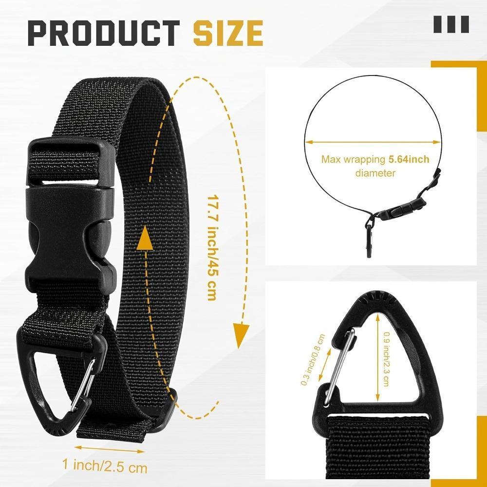 Adjustable Extension Cord Organizer | 3-Axis Buckle Design Durable Polypropylene | Workshop Garage Cable Storage Essential