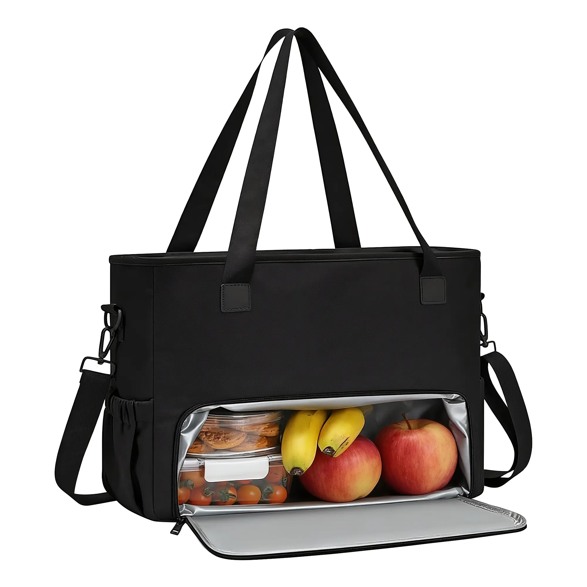 Work Tote Bag for Women with Insulated Lunch Compartment, Premium Polyester Work Bag for Teachers, Nurses, Business, Travel, and Everyday Use