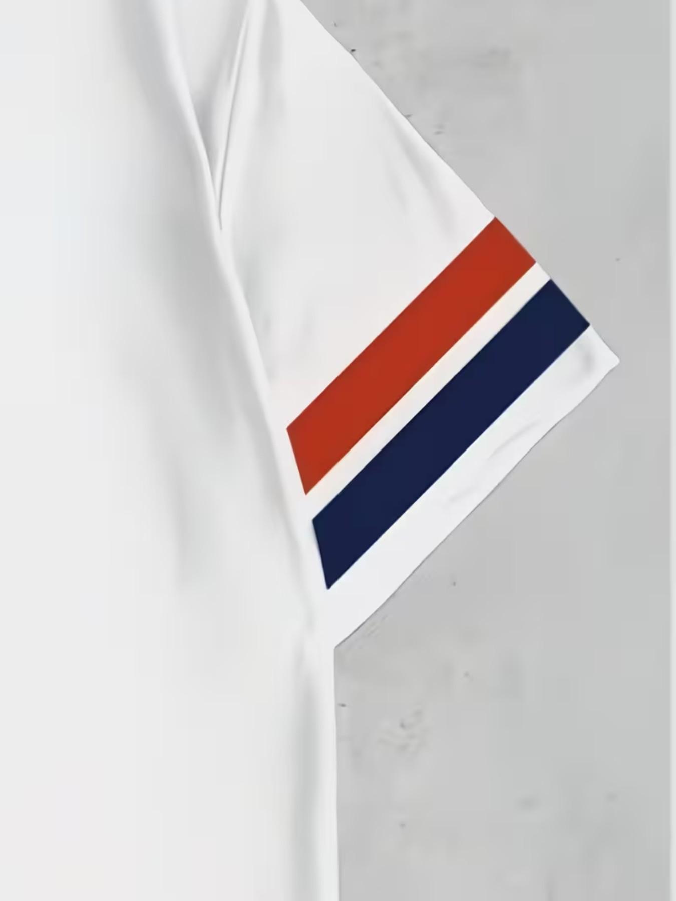 Men's Pattern T-Shirt, // Block Bold '28' Number, Breathable Summer Short Sleeve, Casual Streetwear, Ideal Gift