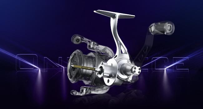 KastKing MegaJaws Elite Spinning Reels - 6.2: 1 Gear Ratio Bass Fishing Reel, Ultra Lightweight & Powerful, 17.6Lbs Max Drag, One-Piece Uni-Frame Aluminum Body & Carbon Rotor, Digi-Cut Aluminum Gear