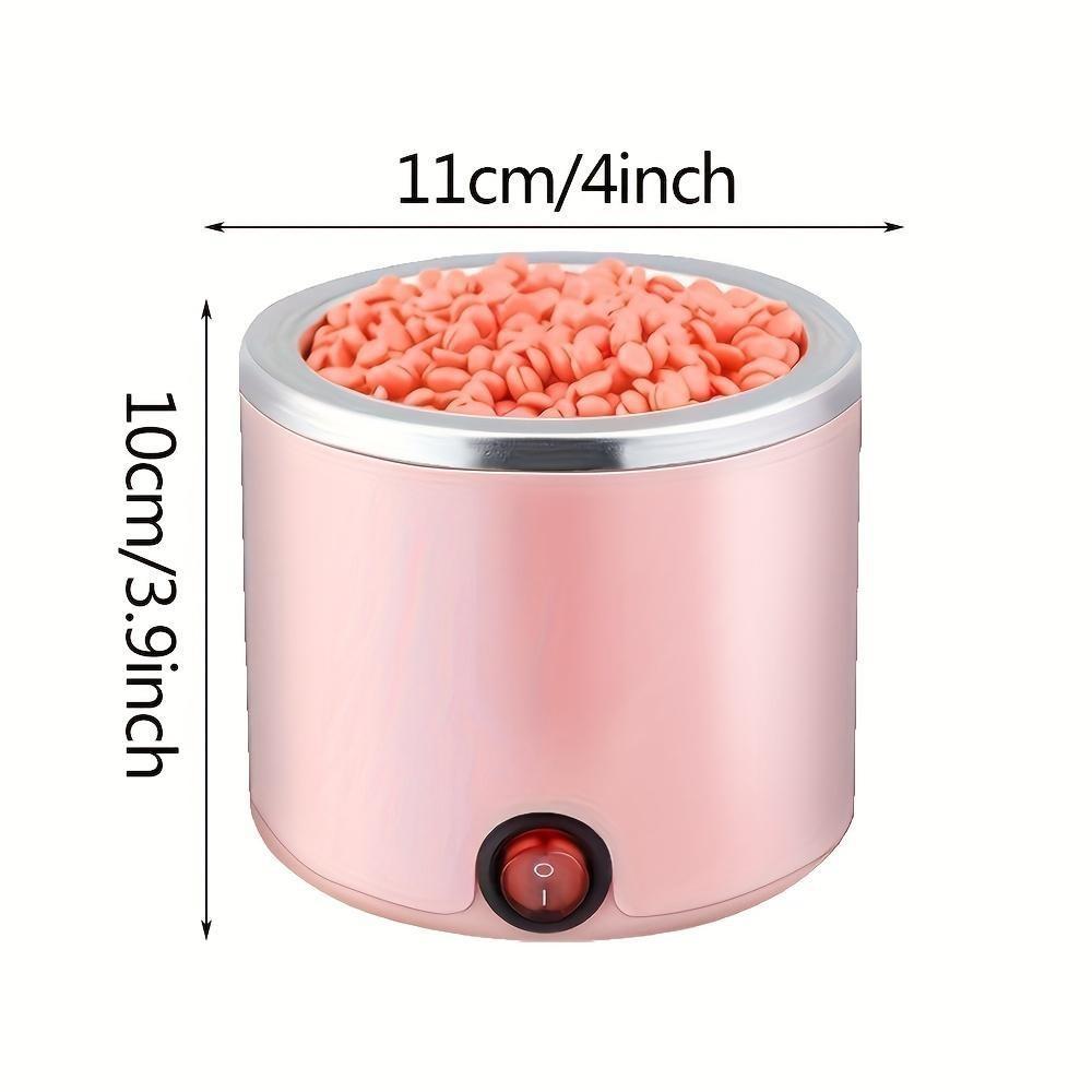 Viilife Wax Heater Depilatory Kit, Portable Wax Heater, Includes 4 Packs of Wax Beans and Sticks, Full Body Hair Removal Set for Beginners