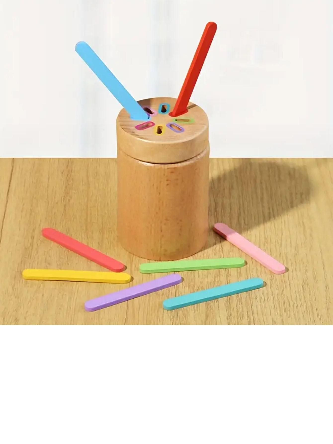 Kindergarten Toy Color Recognition Match Counting Rods, Children Education Learning Tool, Fun Interactive Game Device, Math Learning Tools