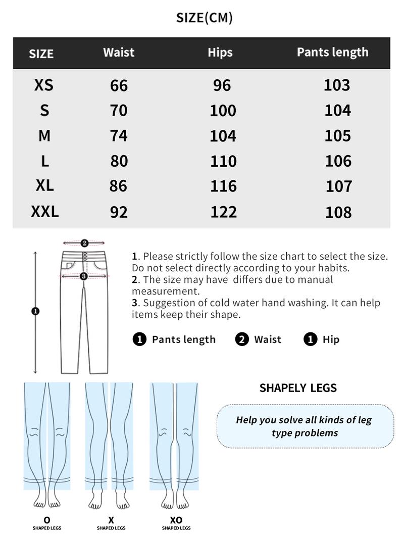 NVFelix Women's High-Waisted Cargo Jeans with 6 Pockets, Straight Wide-Leg Jeans, Casual Baggy Pants