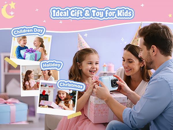 Instant Print Camera for Kids, HD Digital Camera, Christmas Birthday Gifts for Kids, Portable Toy Camera with 32GB SD Card & 3 Rolls Printing Paper Instant Print Camera for Kids, HD Digital Camera, Christmas Birthday Gifts for Kids, Portable Toy Camera with 32GB SD Card & 3 Rolls Printing Paper