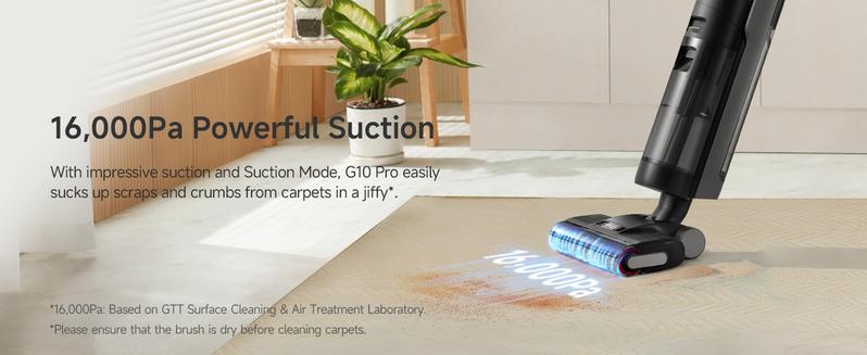 DREAME G10 Pro Vacuum Mop, Wet Dry Vacuum Cleaner, Cordless Vacuum Mop All in One for Hard Floors
