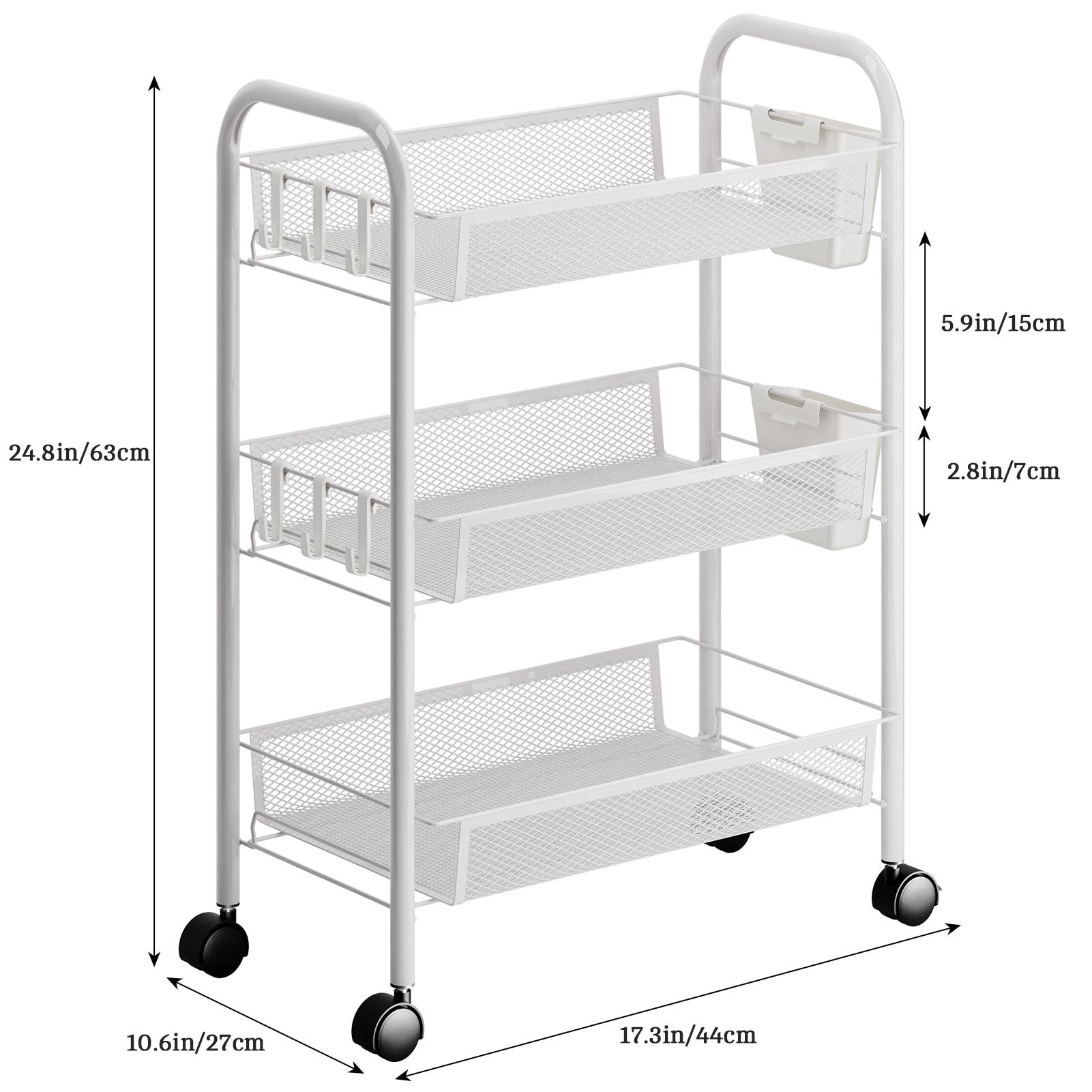 Fruit Vegetable Storage Basket,Kitchen Multifunctional Storage Holders Movable Racks Stackable with Wheels Metal Basket Storage Shelf Fruit Vegetable Organizer Fruit Vegetable Storage Basket,Kitchen Multifunctional Storage Holders Movable Racks Stackable with Wheels Metal Basket Storage Shelf Fruit Vegetable Organizer