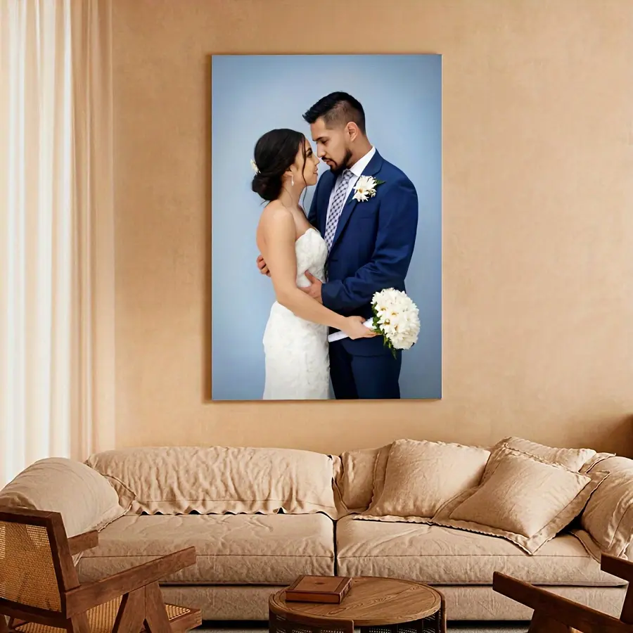 Customized Aluminum Framed Canvas Prints - Artistic Ready-to-Hang Wall Art for Home Room Decor, Family Gift & Keepsake, Wardrobe Accent