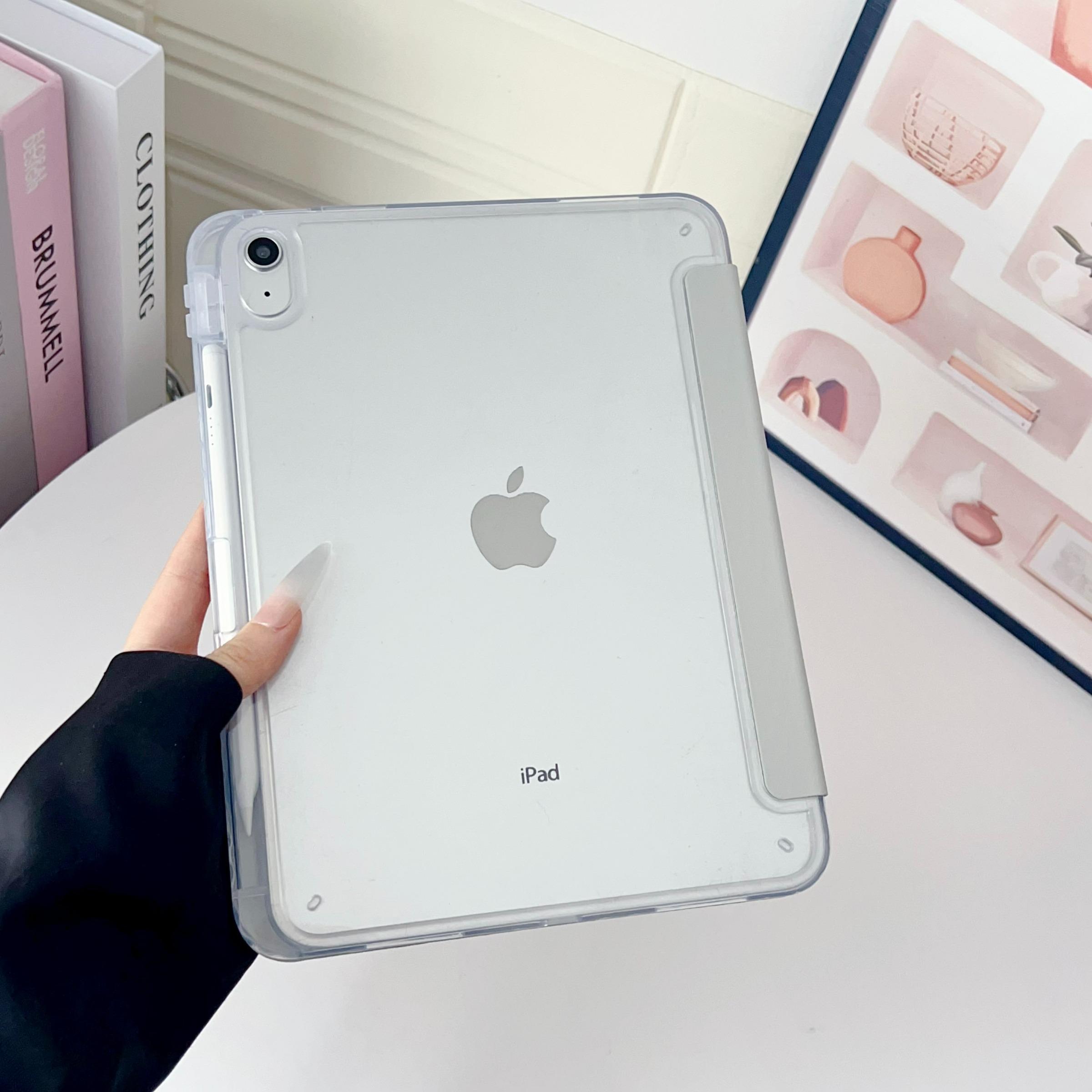 Transparent iPad Pro Case A16/air11/pro11, Full Coverage Acrylic Protective Cover, Shockproof Design for Ipads 5-10, Durable & Stylish, Tablet Casing