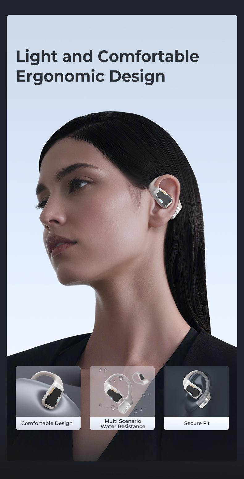 MINISO M98 Wireless Earbuds，headphones Stereo，30H Long Playtime,Built-in Mic Headset,High-quality sound  Earbuds,Headphones Immersive Premium Sound Long Distance Connection Earphones With Charging Box,for Gym Running Workout