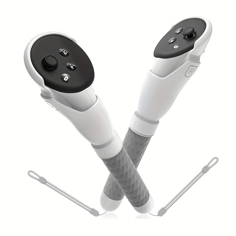 Meta Quest 3s/3 Abs Hard Grip Controller Extension, Enhanced Control for Oculus Quest 3/3s VR, Durable Accessory for Gaming