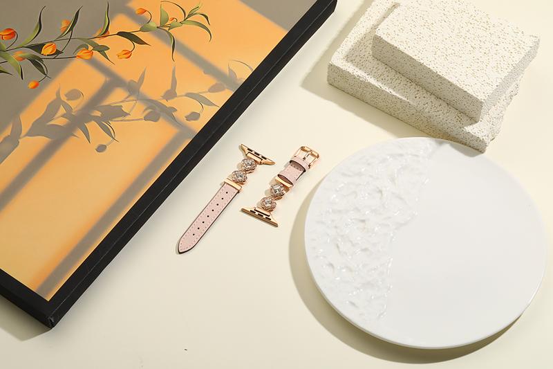 BUREI Clover Bling Strap Stainless Steel Metal Band Compatible for  iWatch 38mm-49mm (Series 1-11/SE/SE2/Ultra/Ultra2), Durable & Stylish Replacement Bracelet for Men & Women (Watch Not Included)#TikTokShopHolidayHaul