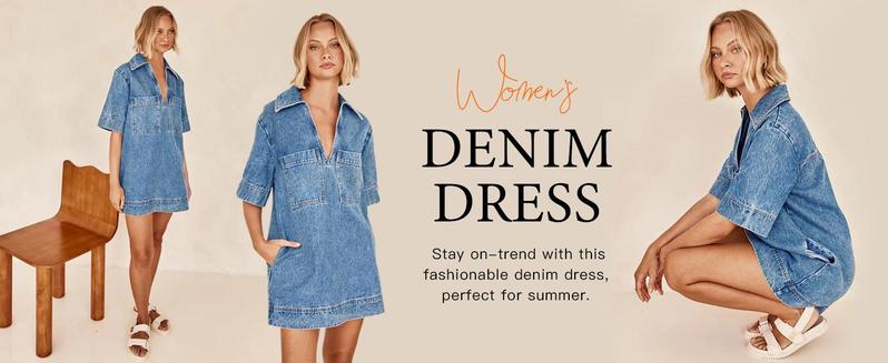 FMEYOA Womens Denim Shirt Dress Summer Collared V Neck Mini Casual Jean Dresses with Pockets FMEYOA Womens Denim Shirt Dress Summer Collared V Neck Mini Casual Jean Dresses with Pockets