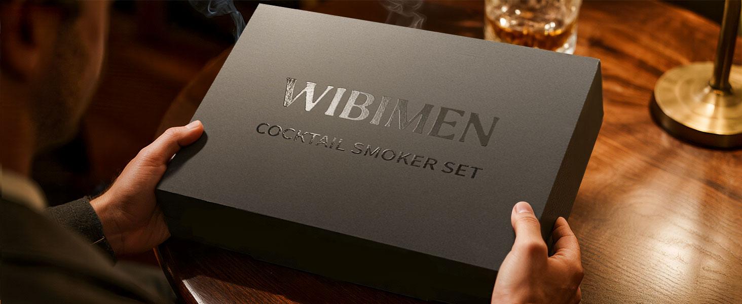 Old Fashioned Whiskey Smoker Kit with 2 Clear Ice Molds-Cocktail Smoker Gift Set with 2 Glasses, 6 Wood Chip Flavors & Clear Ice Makers, Bourbon Whiskey Gifts for Men (Butane Not Included)