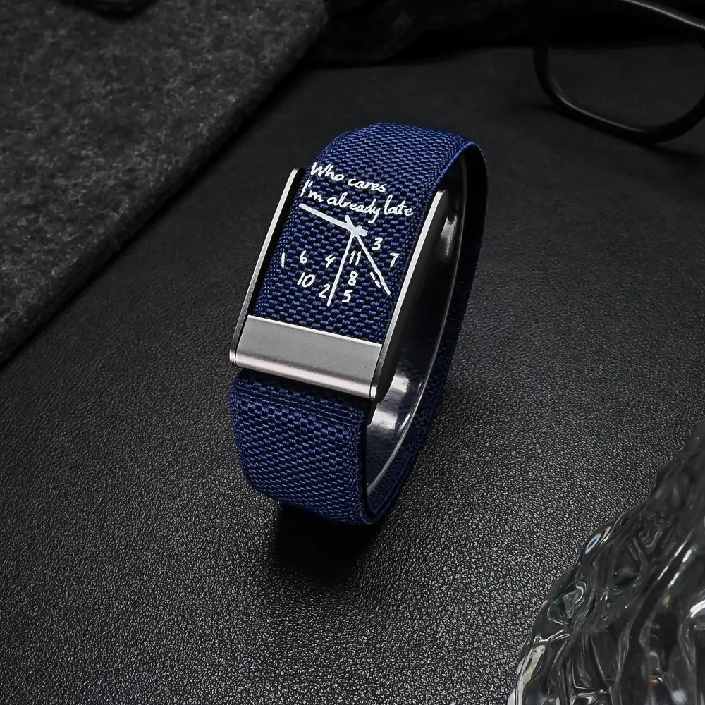 Men Funky Nylon Watchband for Whoop 5.0 Sporty Lightweight Watchstrap for Whoop 5.0 Smart Watch Straps