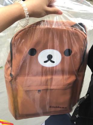 Cute Rilakkuma Art Animals High-Capacity Casual Backpack - Kawaii School Bag with Shoulder-Carry Ease, Fashion Durable Student Bag, Kawaii Gift Pick for Parties