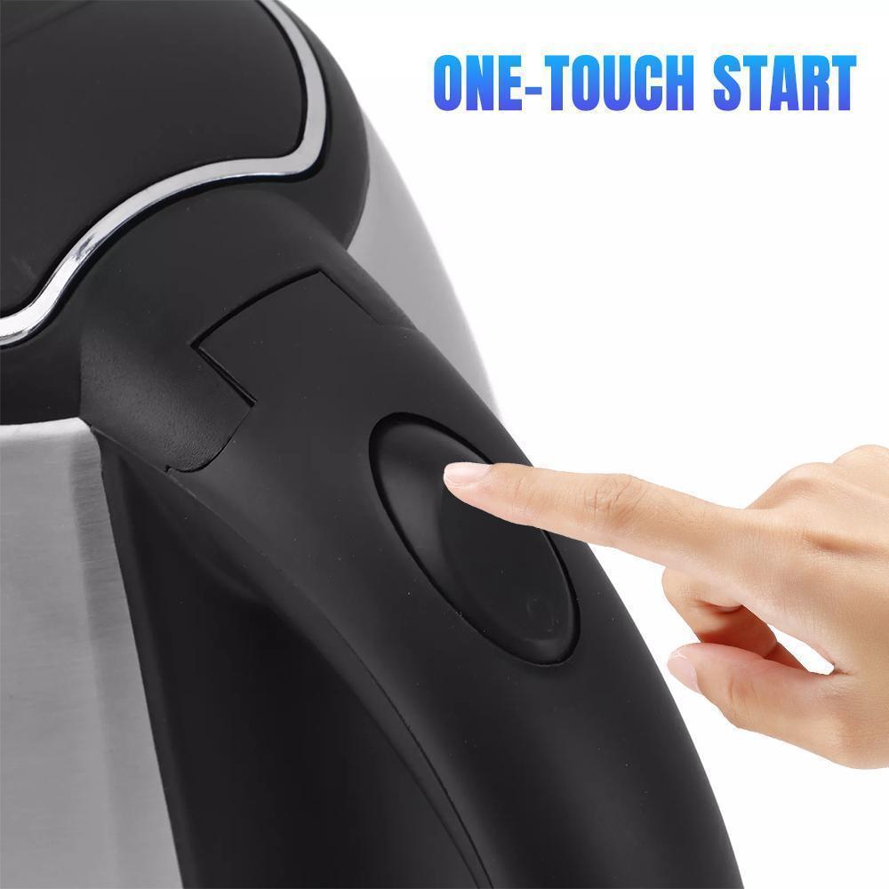 2-liter Stainless Steel Electric Kettle, Rapid Boiling, Automatic Power-Off, Dry-Burn Protection, Large Capacity Design, silvery Color, Suitable for Household and Kitchen Use 2-liter Stainless Steel Electric Kettle, Rapid Boiling, Automatic Power-Off, Dry-Burn Protection, Large Capacity Design, silvery Color, Suitable for Household and Kitchen Use
