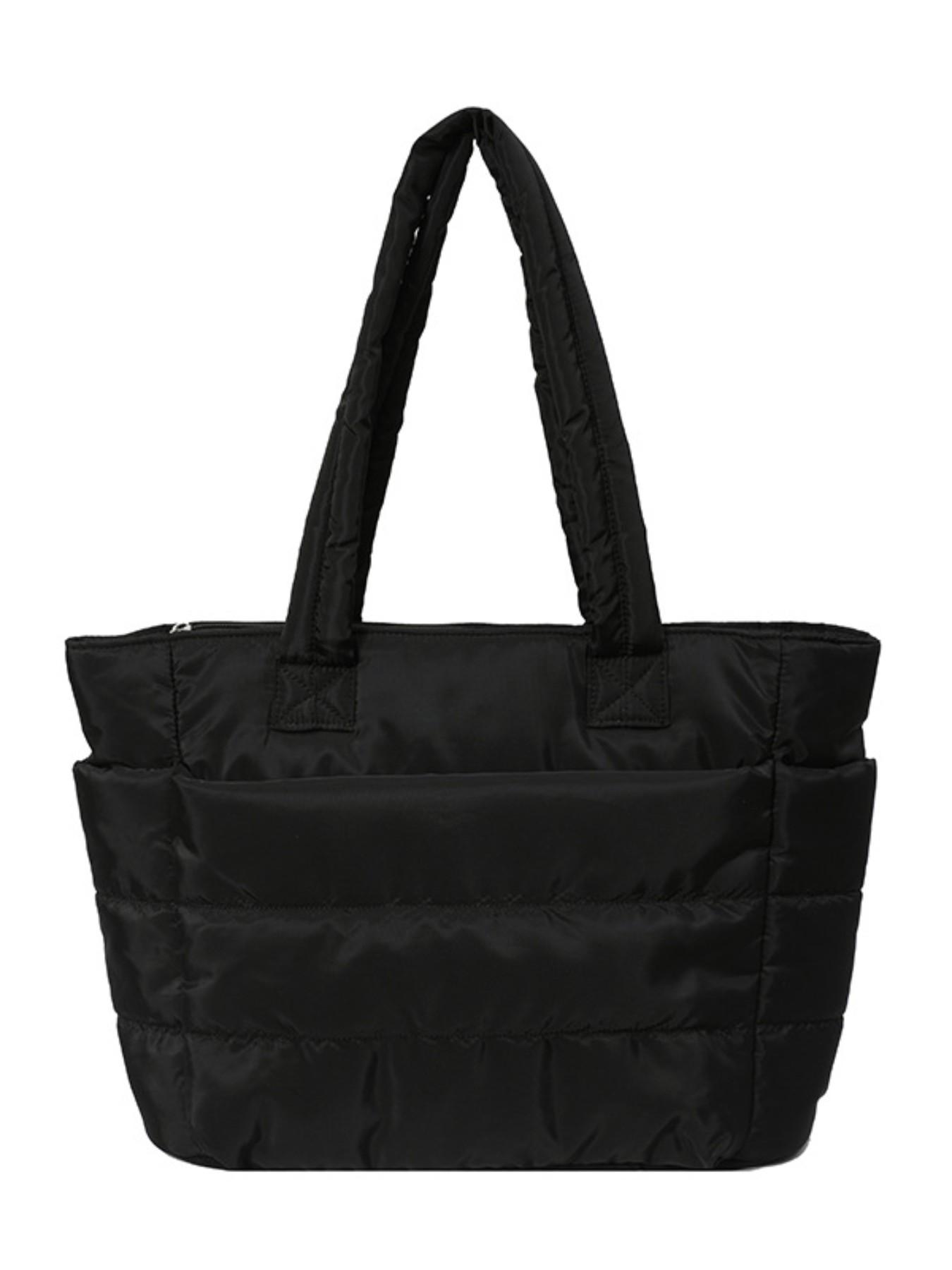 Fashion New Simple Tote Bag for Women, Large Capacity Handbag, Lightweight Nylon Shoulder Bag, Stylish and Practical