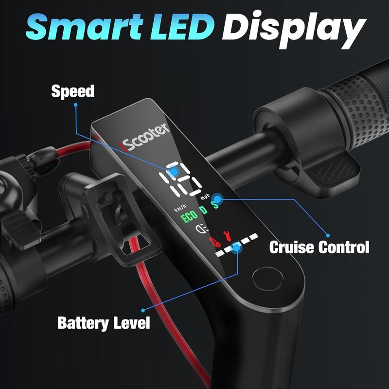 【Christmas Sales】 Long Range Electric Scooter for Adults, 1000W/750W/350W Motor, 28/21/18 MPH Max Speed, 37/35/25 Miles Long Range,  Foldable High-Speed Electric Scooter with APP,  with Dual Suspensions, Dual Braking