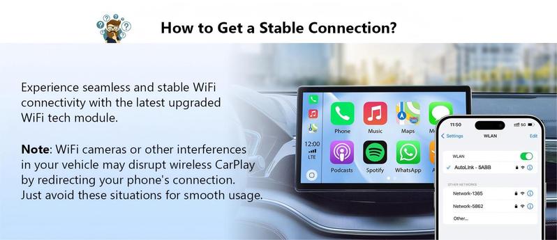 【2026 Pro Version】FOXVOX Wireless CarPlay Adapter for iPhone & Android, Convert Wired to Wireless, Fast & Stable Connection, No Latency to Screen w/USB C, Christmas Gift 【2026 Pro Version】FOXVOX Wireless CarPlay Adapter for iPhone & Android, Convert Wired to Wireless, Fast & Stable Connection, No Latency to Screen w/USB C, Christmas Gift
