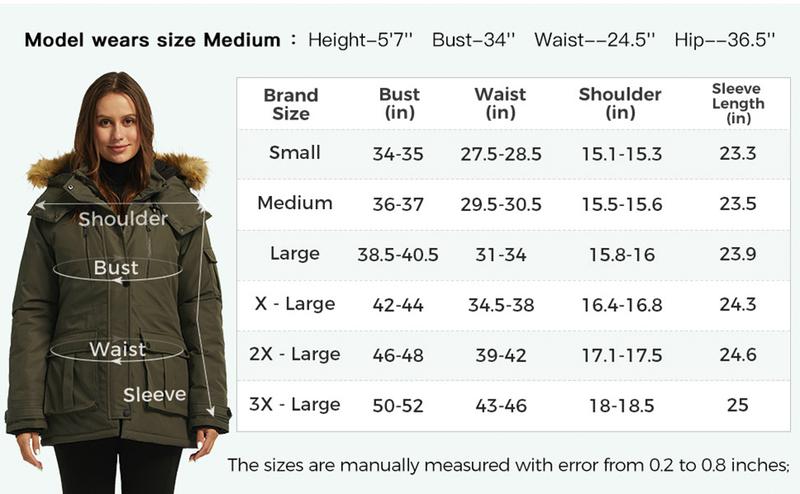 Women's Quilted Winter Coat Warm Puffer Jacket Thicken Parka with Removable Hood  giftideas christmasgift