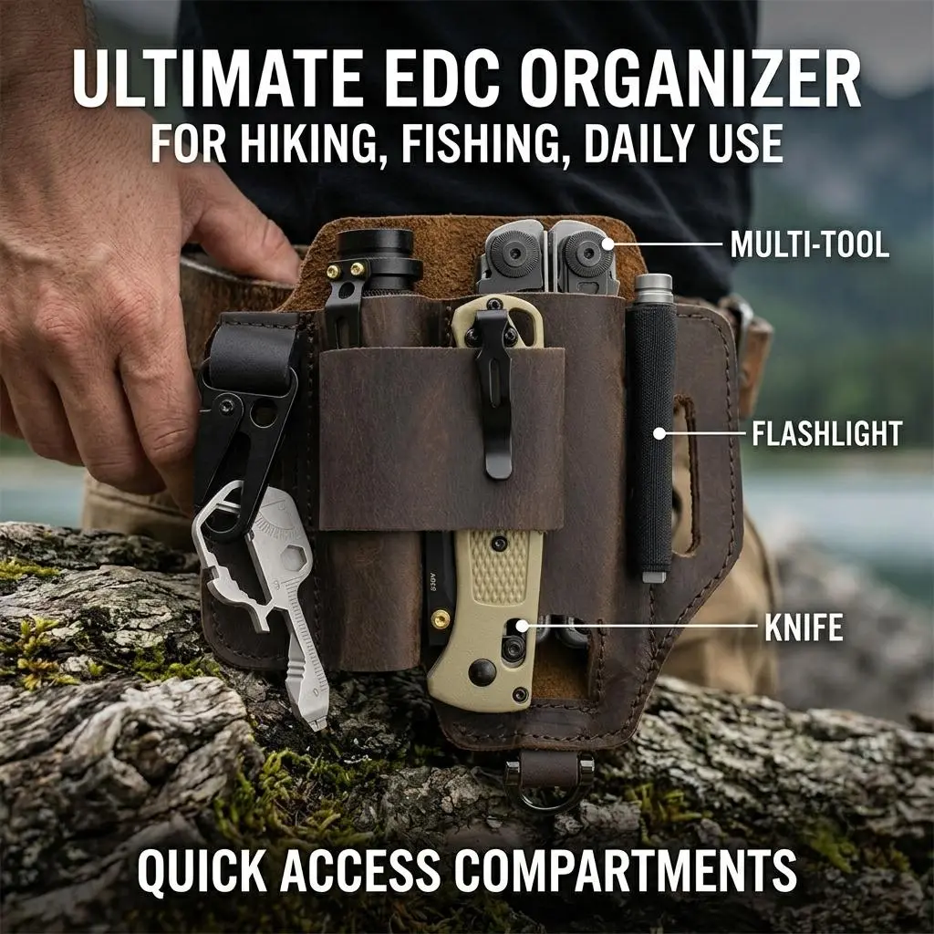 Men Tactical Belt Bag Multi-Functional Waist Pack Heavy-Duty Utility Fanny Pack Durable Pouch for Outdoor Hiking Fishing Hunting Camping Daily Commute tiktokshopbacktoschool