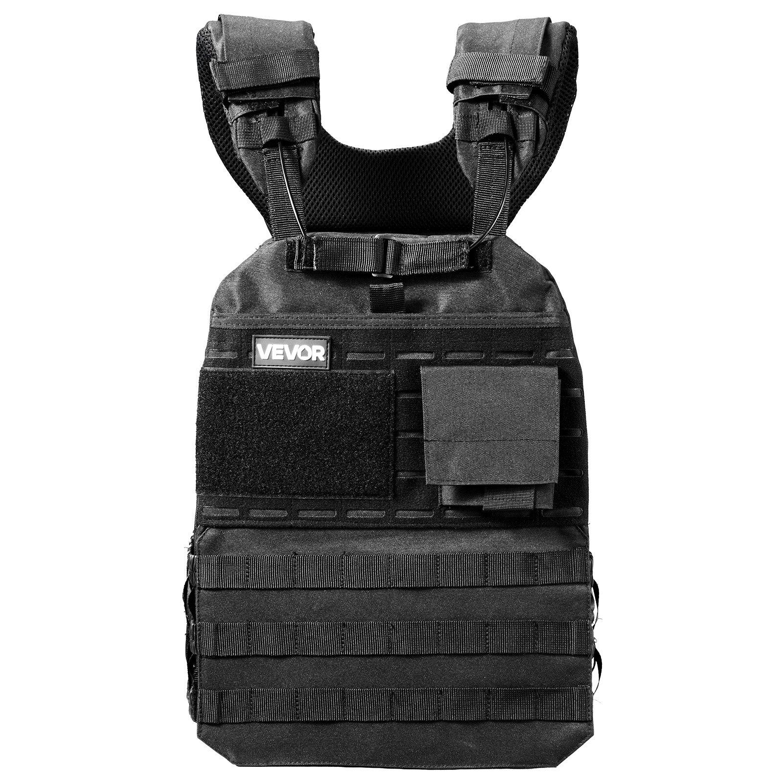 VEVOR Weighted Vest, Body Weight Vest with Shoulder Pad, and Reflective Stripe, Exercise Set for Men Women, Workout Equipment for Strength Training, Running, Jogging, Fitness, Muscle Building VEVOR Weighted Vest, Body Weight Vest with Shoulder Pad, and Reflective Stripe, Exercise Set for Men Women, Workout Equipment for Strength Training, Running, Jogging, Fitness, Muscle Building