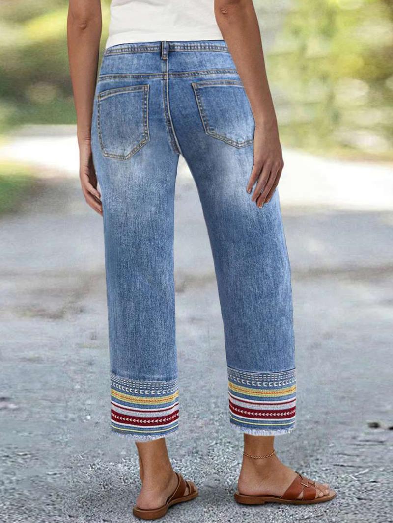 Women's Loose Fit Denim Jeans, Casual All-Season Wear, Plain Design, H-Type Silhouette, Perfect for Daily & Dates