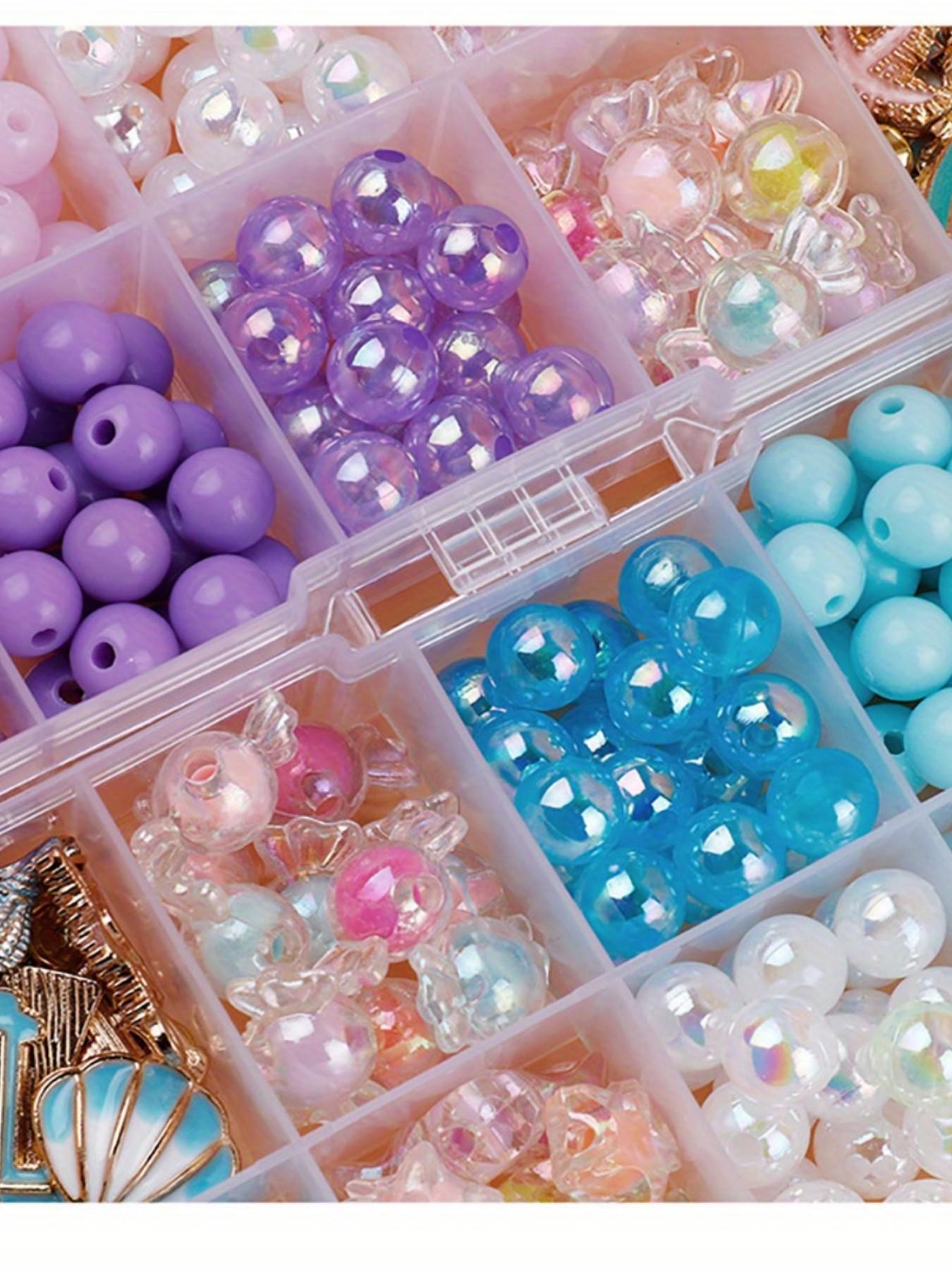 1300pcs Candy Beads DIY Necklace Kit, Art Craft Supplies for Bracelets, Jewelry Making, Keychains, Fashion Gifts, Handmade Accessories