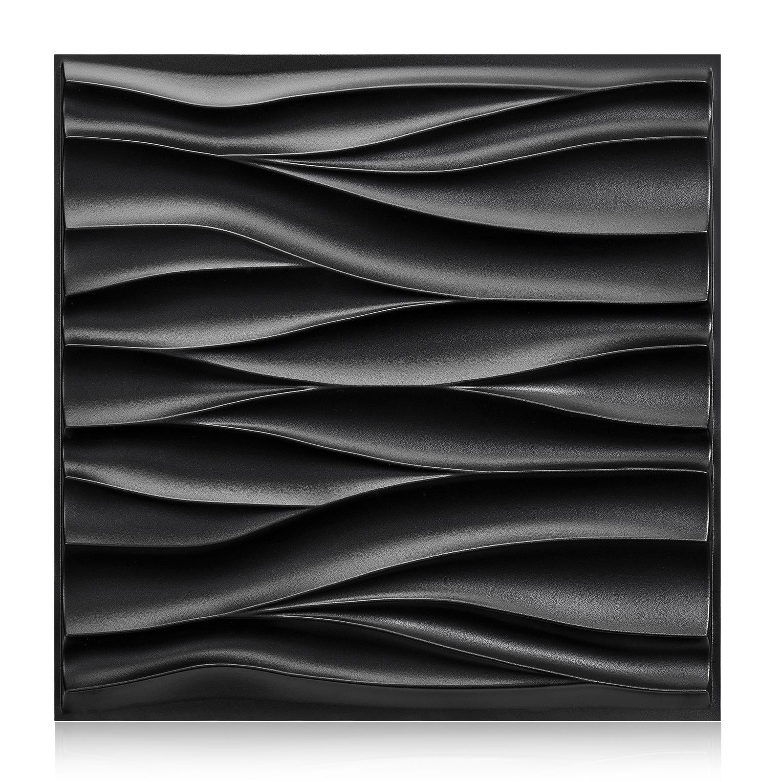 3D Geometric Pattern Wall Panel, PVC Material Wall Decoration, Modern Wall Decor for Living Room Hall Bedroom Hotel Office