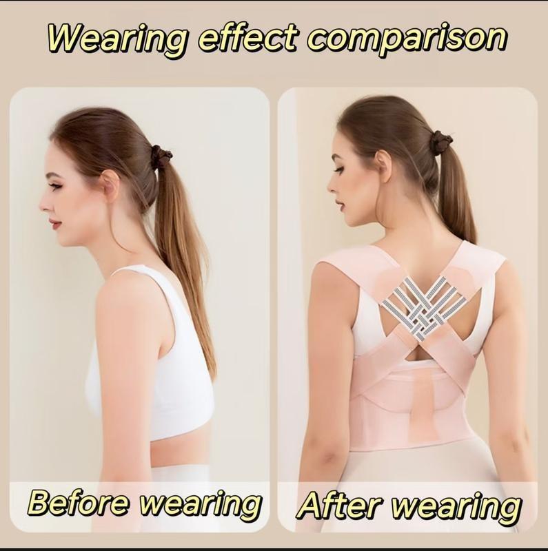 Waist trainer correct bad posture help and hunchback unisex posture enhancer back support posture correction shoulder belt correction vest for home office