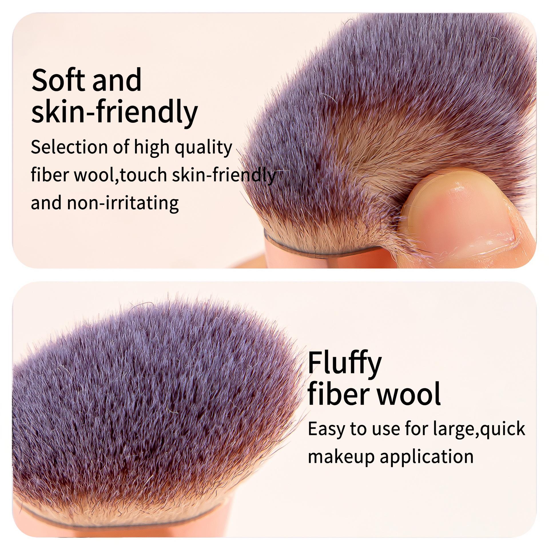 Multifunctional Twin-headed Makeup Brush Set (4 Pcs), Premium Synthetic Bristles Suitable for Liquid/Cream/Powder Foundations, Silky Touch for Flawless Makeup, Travel-friendly Makeup Tool, Soft Cosmetic Brushes, Ideal Gift for Women & Girls