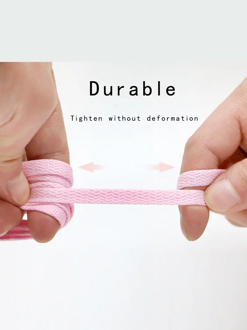 Flat Shoelaces, Ladder Laces, Round Toe Laces for Casual Shoes, Sports Shoes, Skateboard Shoes, Basketball Shoes, Canvas Shoes, Hiking Shoes, Leather Shoes, Sneaker, Laces for Sneakers