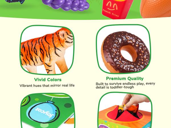 JoyCat Alphabet or Themed Mystery Box Toy, Letters Sorting Matching Game Activities, Montessori Sorting Toys with Sensory Play Box, Preschool Learning JoyCat Alphabet or Themed Mystery Box Toy, Letters Sorting Matching Game Activities, Montessori Sorting Toys with Sensory Play Box, Preschool Learning