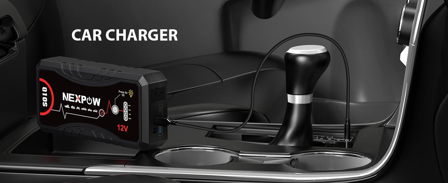 Car Jump Starter 2026 Upgraded Car Battery Jump Starter Pack 3000A Peak for Up to 9.0L Gas and 7.0L Diesel Engine 12V Auto Battery starter Jumper Cables Portable Lithium Jump Box with USB QC3.0