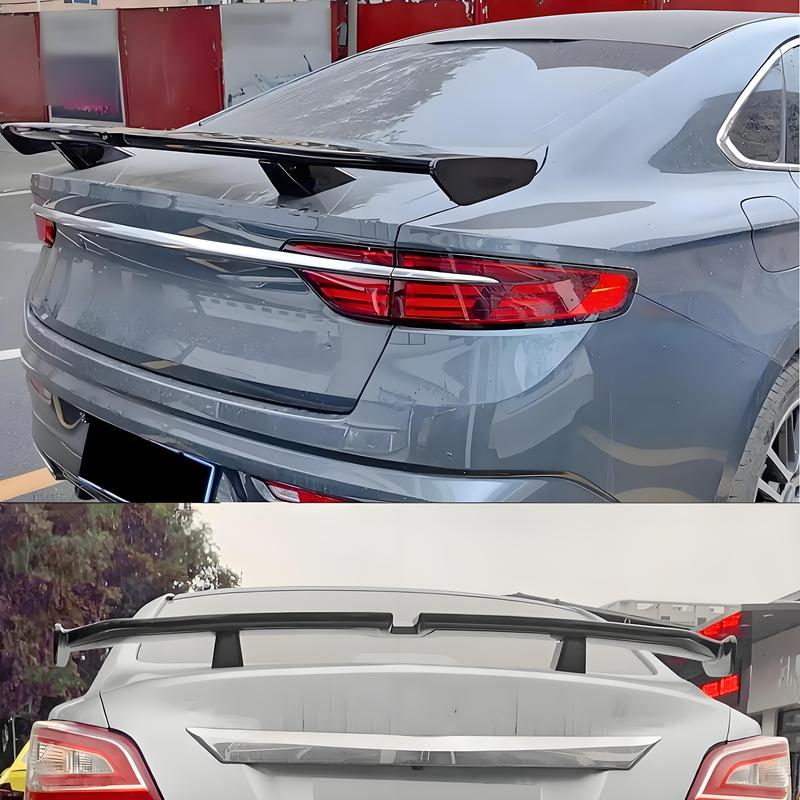 MUSAISI Universal 55" Rear Trunk Spoiler Wing For Sedan Coupe GT Racing Spoiler DeckLid Lip Exterior Accessories