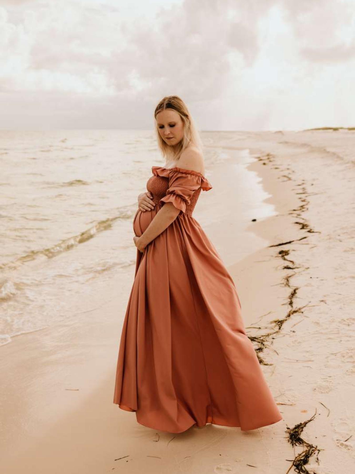 formal dresses maternity Elegant and Cute Round Neck Wholesale Maternity Dress