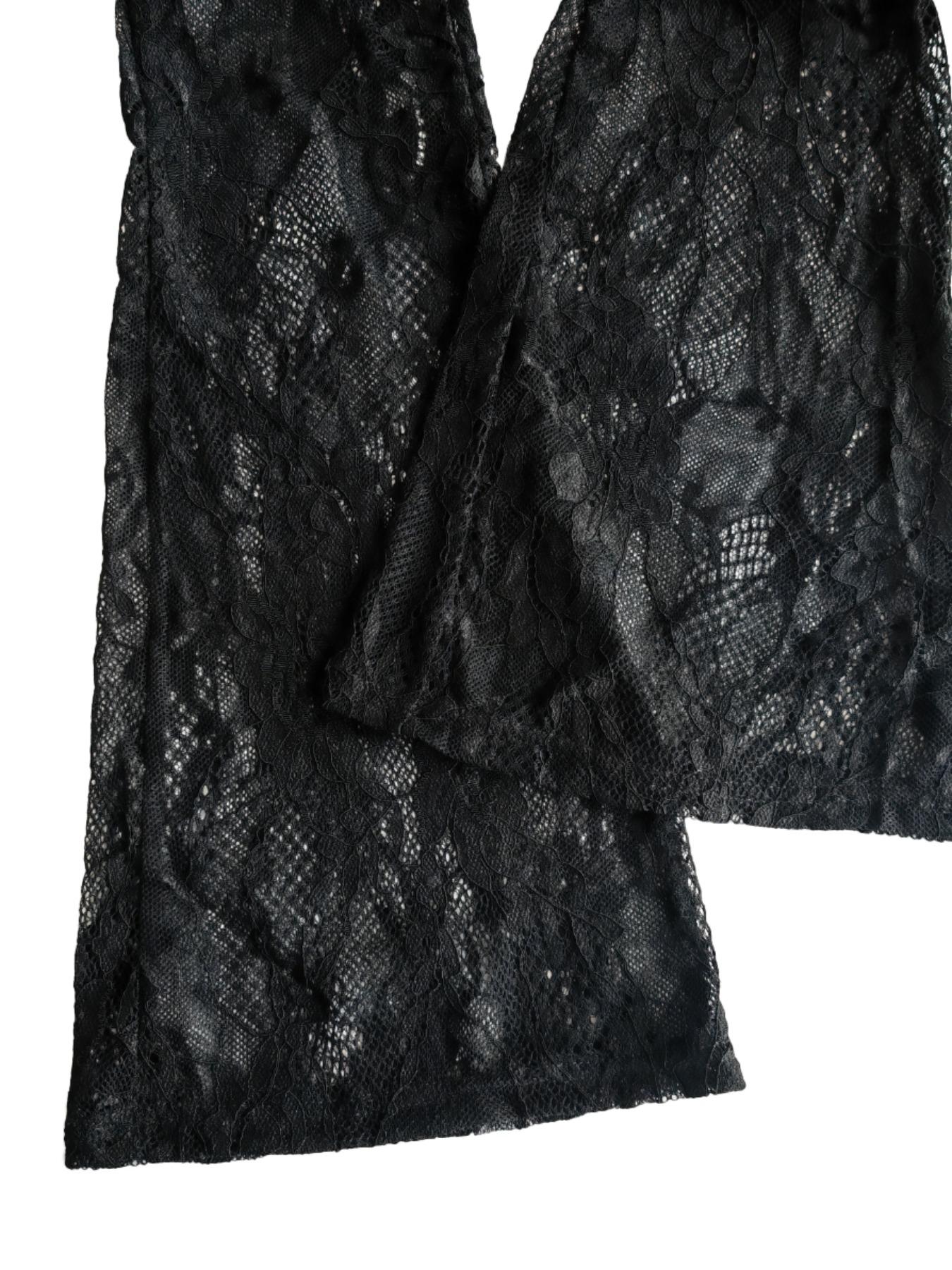 Women's Tight-Fitting Lace Floral Sexy Bell Bottom Pants, Stylish and Comfortable High Waist Design, Perfect for Casual and Party Wear