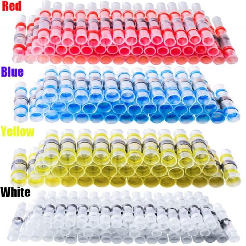 300pcs Solder Seal Wire Connectors, Haisstronica Waterproof Heat Shrink Butt Connectors, Self Solder for Marine, Aircraft, Boat, Truck, Stereo, Joint