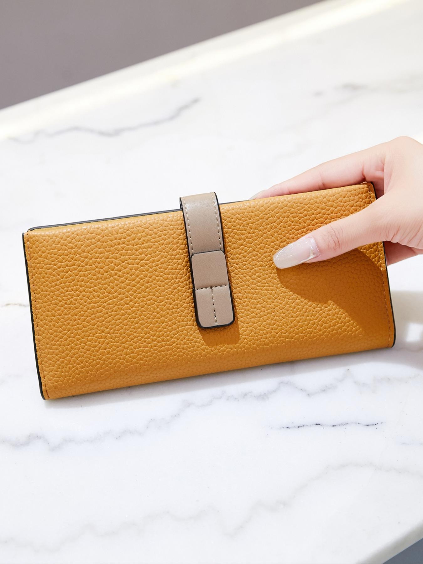 Women's Fashion Bifold Long Wallet, Casual Card Slots Holder, Pu Leather Zipper Wallet for Daily Used, Casual Trendy Versatile High-quality Daily Commuting Bag, Elegant Fashion Wallet, Money Organizer
