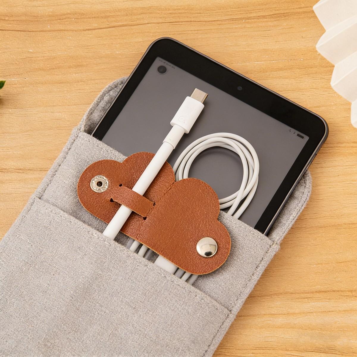 6-Pack Heart-Shaped Earphone Cable Organizer, Home Office Travel Cable Management Tool, Essential Accessories for Organized Living