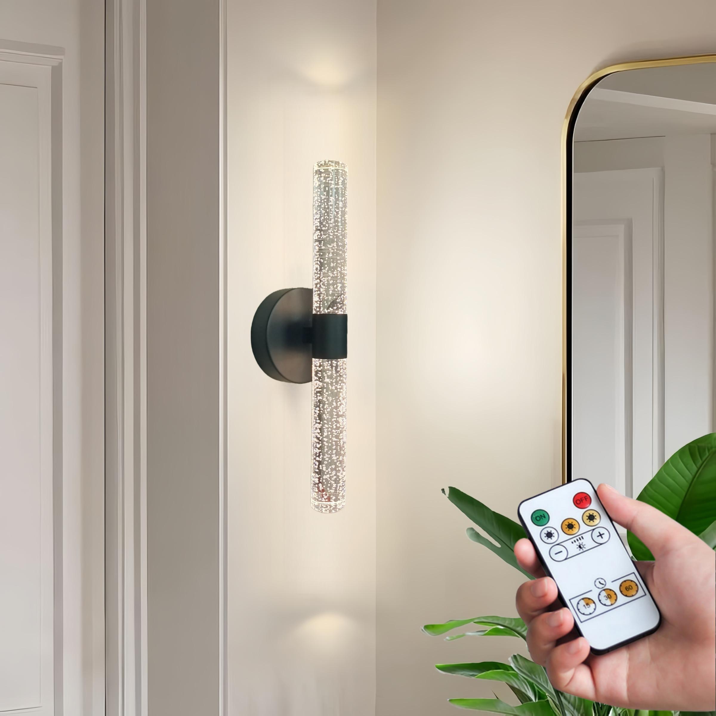 Modern Creative Bubble Column Wall Lamp, Remote Control, Color Changing, Adjustable Brightness, Timer, Home Decor Light, Ideal Gift