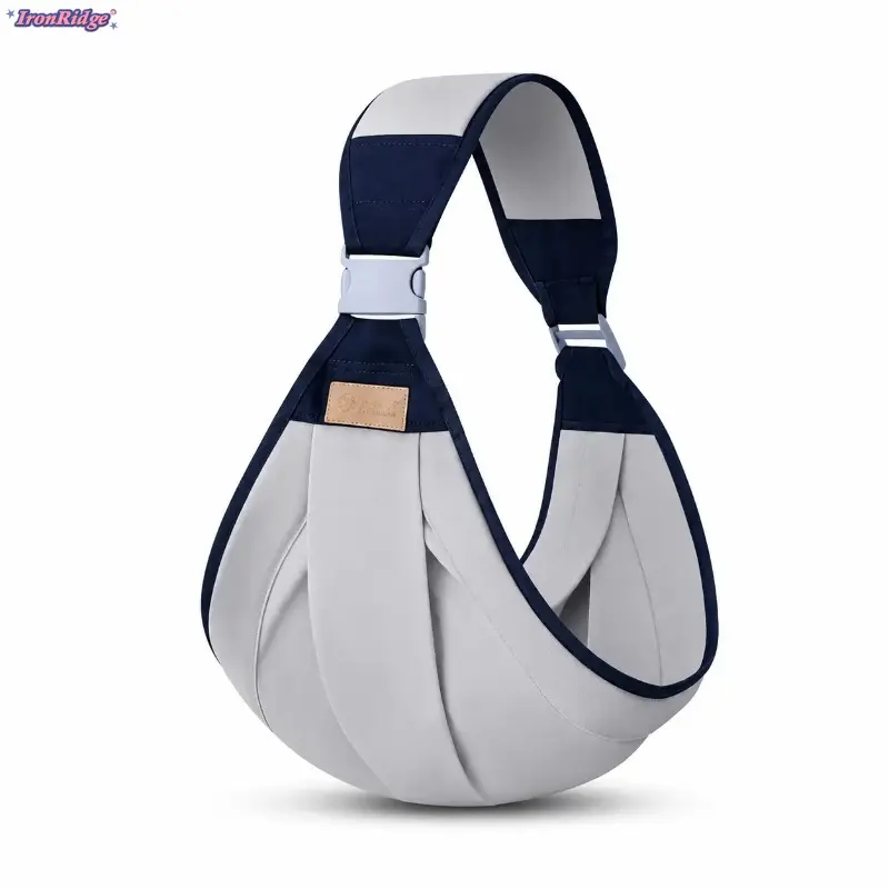 Unisex Adjustable Single-Shoulder Baby Hip Sling Carrier, Lightweight Portable Outdoor Carry Wrap, Breathable Mesh Summer & Soft Fabric All-Season Versions