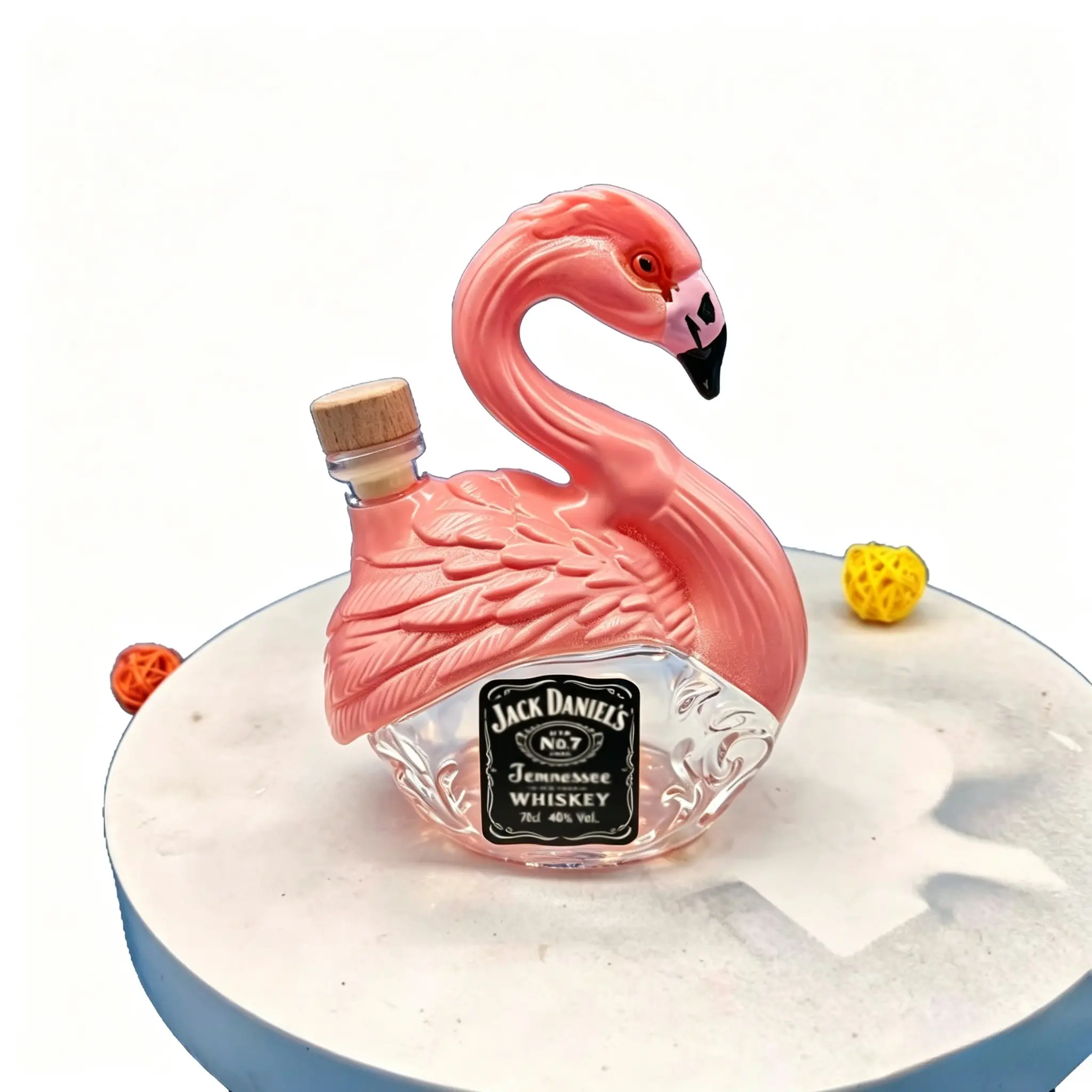 New Flamingo Whiskey Decanter, Creative Animal Glass Bottle, Unique Design, Unique Home Decor, Perfect Gift for Whisky Lovers, Home Bar Accessories, Drink Accessories, Whiskey Decanter With Flamingo