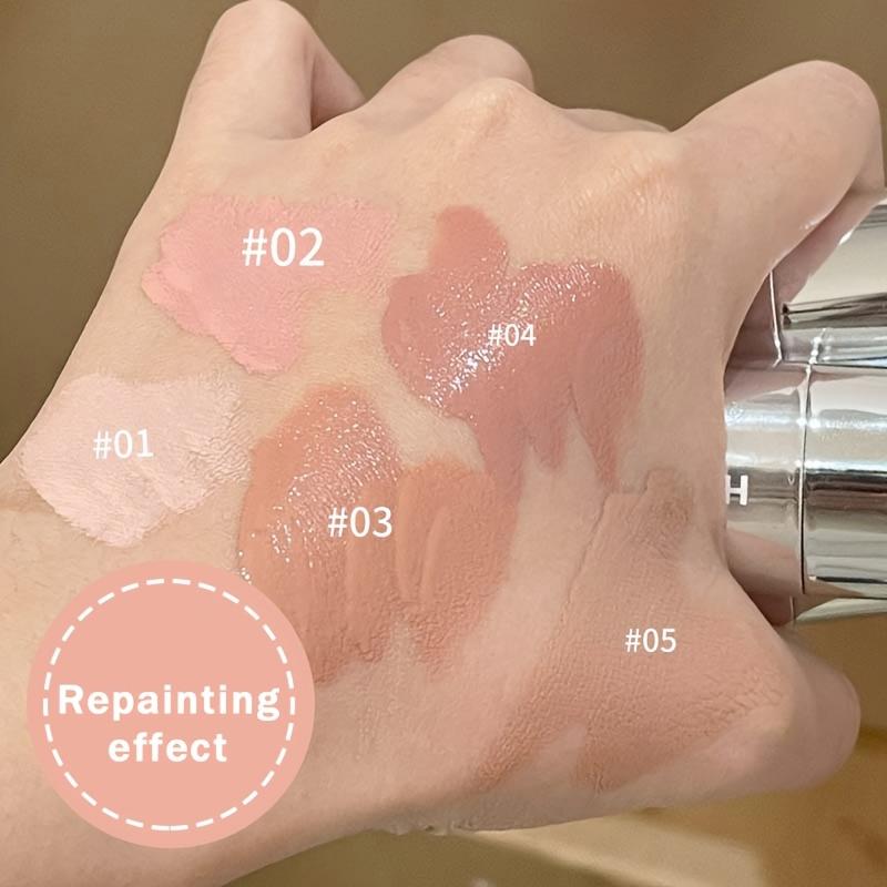 [5 Piece Set]HERORANGE Liquid Blush Stick With Sponge Tip For Lips And Cheeks WaterproofAnd Long-Lasting Suitable For All Skin Tones Brightening Effect Birthday Gift Valentine's DayGift Girly Must Haves Cheap Teen Girs Trendy Stuff！