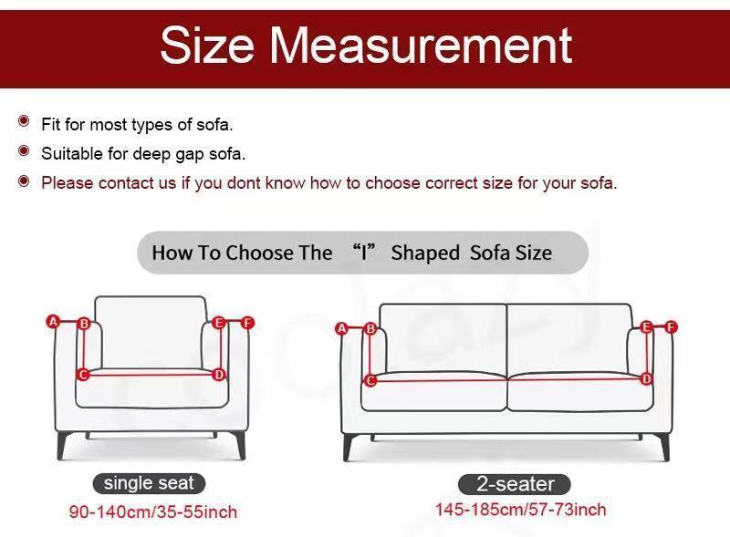 Stretch Sofa Slipcover - Solid L Shaped Couch Cover, Elastic Furniture Protection Covers for 1/2/3 Seater Living Room Couch & Relax Chair, Furniture Slipcovers