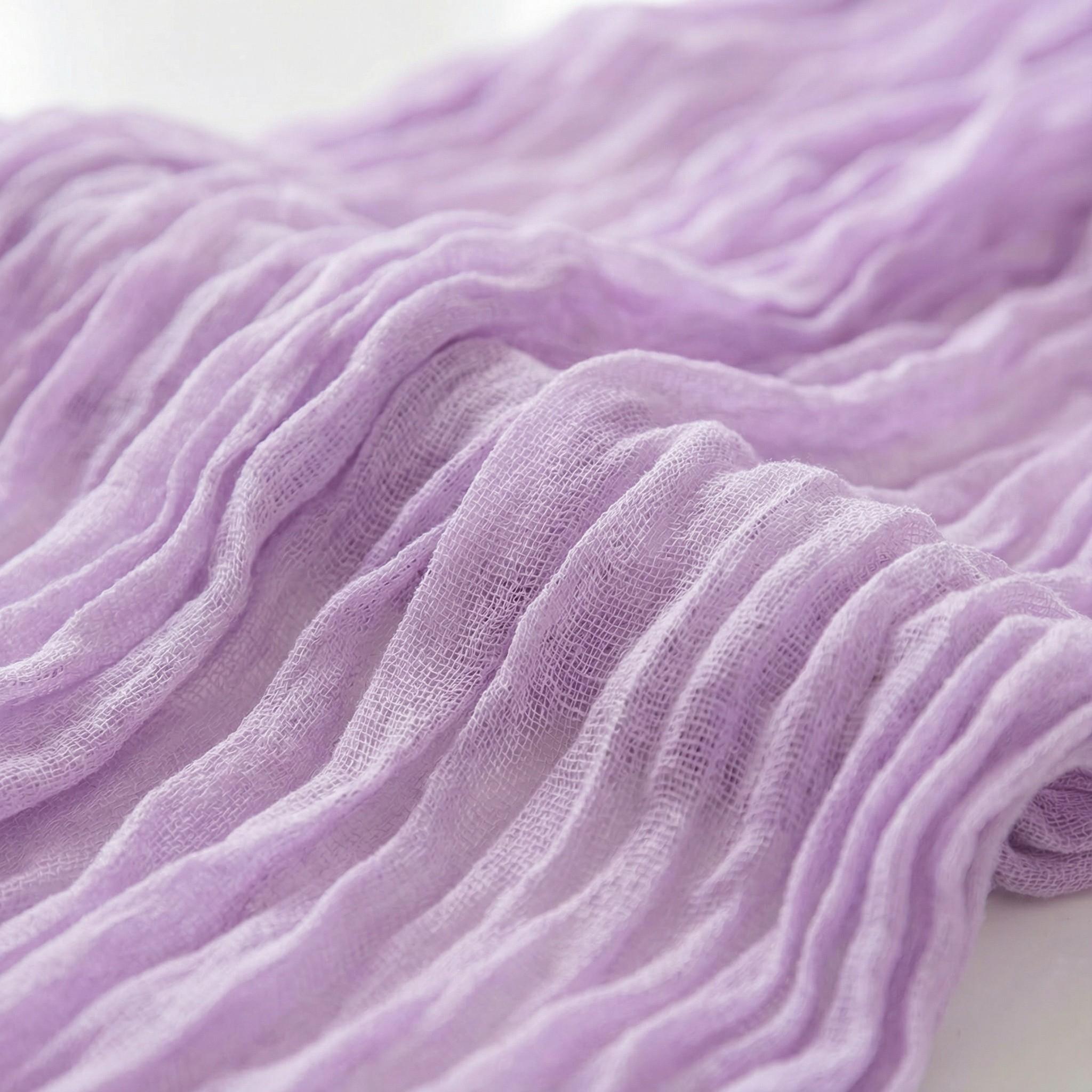 1/6/10pcs Purple Table Runner Bohemian Country-Style Table Runner, Suitable for Weddings, Baby Baptism Parties and Holiday Decorations